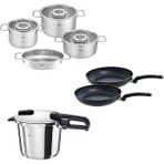 Fissler Vitaquick Edition 6 Litre Düdüklü Tencere + Pure Tencere Tava Seti