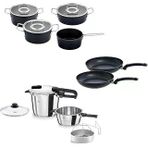 Fissler Vitaquick Edition 6+3,5 Litre Düdüklü Tencere + Adamant Tencere Tava Seti
