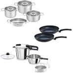 Fissler Vitaquick Edition 6+3,5 Litre Düdüklü Tencere + Pure Tencere Tava Seti