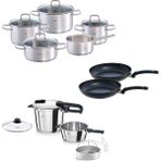 Fissler Vitaquick Edition 6+3,5 Litre Düdüklü Tencere + Viseo Tencere ve Tava Seti - Gümüş