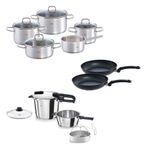 Fissler Vitaquick Edition 6+3,5 Litre Düdüklü Tencere + Viseo Tencere ve Tava Seti