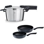 Fissler Vitaquick Glossy 4.5 lt Düdüklü Tencere+Tava
