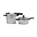 Fissler Vitaquick Glossy 600-410-13-080 Düdüklü Tencere Seti 6 + 3,5 L + Cam Kapak