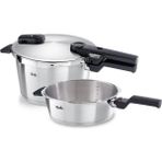 Fissler Vitaquick Premium 4,5+2,5 Litre Düdüklü Tencere - Beyaz - 1 L