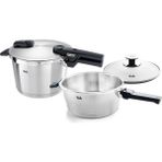 Fissler Vitaquick Premium 6+3.5 lt Beyaz Düdüklü Tencere