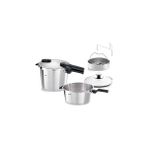Fissler Vitaquick Premium Buhar Aparatlı 6 lt + 3.5 lt Düdüklü Tencere