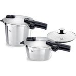 Fissler Vitaquick Premium Cam Kapaklı 6 Lt + 3.5 Lt Düdüklü Tencere Seti
