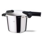 Fissler Vitaquick Satin Black 6 Lt Düdüklü Tencere - Siyah