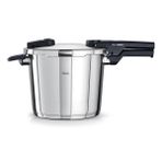 Fissler Vitaquick/düdüklü tencere (6 l, çap 22 cm) paslanmaz çelik düdüklü tencere, 2 pişirme kademeli, iç kısım dahil, Almanya'da üretilmiştir - indüksiyon