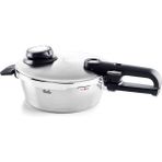 Fissler Vitavit Premium Düdüklü Tencere 1,8 lt Paslanmaz Çelik Mat Siyah Tekli Tasarım - 5 lt