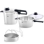 Fissler Vitavit Premium Mat 3 Program 6+3.5 lt Düdüklü Tencere Seti