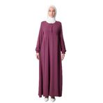 Fistan Tesettür Mevlana Etek Aerobin Kumaş Tesettür Giyim Anne Elbisesi Namaz Elbisesi Geniş Kalıp Tesettür Elbisesi Gül Kurusu 42-44