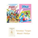 Fıstık Gibi Hayat + Şirinler İle Hikâyeli Boyama Kitabı - Şirine + Yaramaz Tavşan Masalı