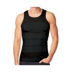 Fit Gösteren Erkek Korse Atlet Slim N Lift, siyah, L