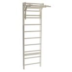 Fit Ladder Fitladder Kombo Bar - Ahşap Barfiks Barı, Isveç Merdiveni, Egzersiz Barı, Skolyoz Duvar Barı (Beyaz)