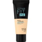 Fit Me Matte+poreless Fondöten - 118 Nude (118 Nude)