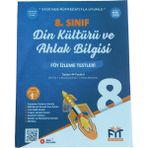 Fit Yayınları 8. Sınıf Din Kültürü ve Ahlak Bilgisi Fasikülü Föy İzleme Testleri