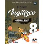 Fit Yayınları 8. Sınıf LGS İngilizce Denemeleri 16 Deneme