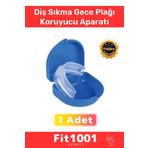 Fit1001 Deluxe Bruksizm Diş Çene Sıkma Gece Plağı Koruyucu Önleyici Dişlik Uyku Aparatı Gıcırdatma - 1 Adet