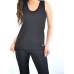 FİT1BEDEN Içi Polimer Kaplama Askılı Termal Spor Korse Atlet - 2XL - Siyah