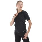 Fit1beden İçi Polimer Kaplama Önden Fermuarlı Kısa Kollu Termal İçlik Takım - 3XL - Siyah