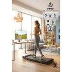 Fit4u CE Belgeli, Bluetooth Uygulama Eğim Ayarlı Uzaktan Kumanda 10km Hız Katlanabilir Koşu Bandı