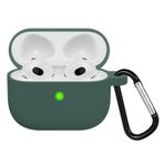 FitCase AirPods 3. Nesil Lansman Silikon Kılıf Çam Yeşili