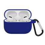 FitCase AirPods Pro 1. Nesil Lansman Silikon Kılıf Saks Mavi