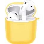 FitCase Apple Airpods Tpu Silikon Kulaklık Kılıfı - Sarı