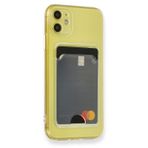 Fitcase iPhone 11 Cardy Şeffaf Kartlık Cepli Kapak Kılıf
