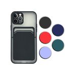 Fitcase iPhone 12 Cardy Kartlık Cepli Mat Kapak Kılıf