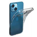 Fitcase iPhone 14 Plus Kamera Korumalı Şeffaf Arka Silikon Cep Telefonu Kılıfı