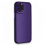 Fitcase iPhone 14 Pro Freya Lazer Lens Kamera Çerçeveli Silikon Kapak Kılıf