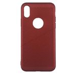FitCase Iphone X Point Kırmızı Arka Kapak
