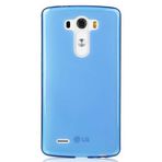 Fitcase LG G4 Soft Şeffaf Mavi Silikon Cep Telefonu Kılıfı