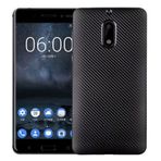 FitCase Nokia 6 Carbon Desen Siyah Arka Kapak