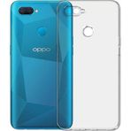 Fitcase Oppo A12 Kamera Korumalı Silikon Şeffaf Kapak Kılıf