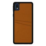 Fitcase Samsung Galaxy A01 Core Proda Deri Çift Kartlık Cepli Kapak Kılıf