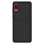 Fitcase Samsung Galaxy A02 Proda Deri Çift Kartlık Cepli Kapak Kılıf