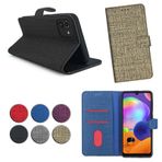 Fitcase Samsung Galaxy A03 Fabric Kapaklı Cüzdanlı Kılıf