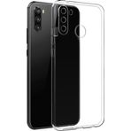 Fitcase Samsung Galaxy A11 A115 Toz Koruma Tıpalı Şeffaf Arka Kapak Kılıf