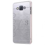 Fitcase Samsung Galaxy A3 Metal A300 TPU Gri Arka Kapak