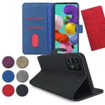 Fitcase Samsung Galaxy A53 5G Kılıf Fabric Kapaklı Cüzdanlı