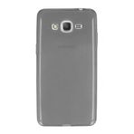 Fitcase Samsung Galaxy Grand Prime Plus G532 Soft Şeffaf Siyah Silikon Cep Telefonu Kılıfı
