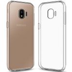 Fitcase Samsung Galaxy J2 Core J260 Kılıf Toz Koruma Tıpalı Şeffaf Arka Kapak