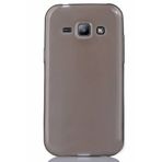 Fitcase Samsung Galaxy J2 J200 Soft Silikon Şeffaf Siyah Arka Kapak Kılıf