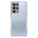 Fitcase Samsung Galaxy S21 Ultra Kamera Korumalı Şeffaf Silikon Cep Telefonu Kılıfı