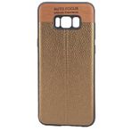 FitCase Samsung S8 Auto Focus Silikon Kahverengi Arka Kapak