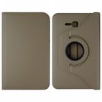 Fitcase Samsung Tab 3 Lite T110-T113 360 Derece Döner Standlı Gold Kılıf