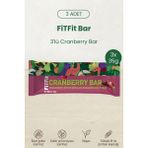Fitfit Cranberry Bar | Bitter Çikolatalı Fındıklı, Ilave Şekersiz Atıştırmalık 35 G x 3 Ad - 3 Adet